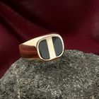 Image 2 of Gold signet ring with onyx | Men