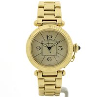 Cartier Pasha Automatic 1987; 18k Gold Watch