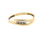 Image 5 of Gold ring with zirconia