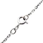 Image 3 of White gold thin anchor link necklace; Binder | 51 cm