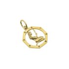 Image 9 of Gold zodiac sign pendant; Virgo