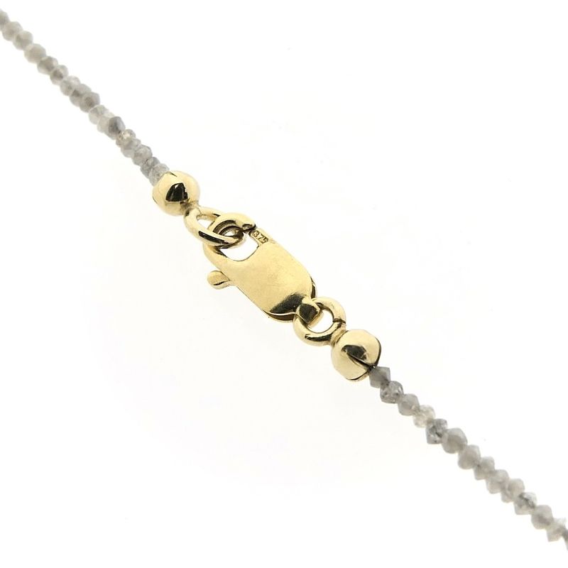 Image 3 of 9 carat necklace with uncut diamonds