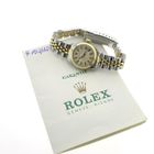 Image 4 of Rolex Oyster Perpetual 6719; Vintage 18k. goud/stalen dames horloge