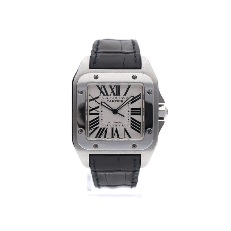 Image 1 of Cartier Santos Automatic 100 XL W20076X8; Men's Watch
