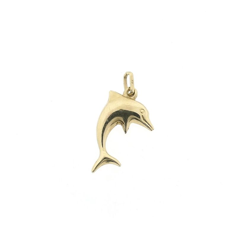 Image 5 of Golden dolphin pendant