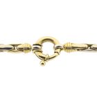 Image 4 of Two-tone gold cardan link necklace