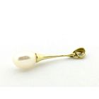 Image 5 of Gold solitaire pendant with a pearl