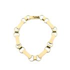 Afbeelding 3 van Gouden robuuste fantasie schakelarmband | 19 cm
