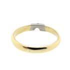 Image 5 of Two-tone gold ring with diamond