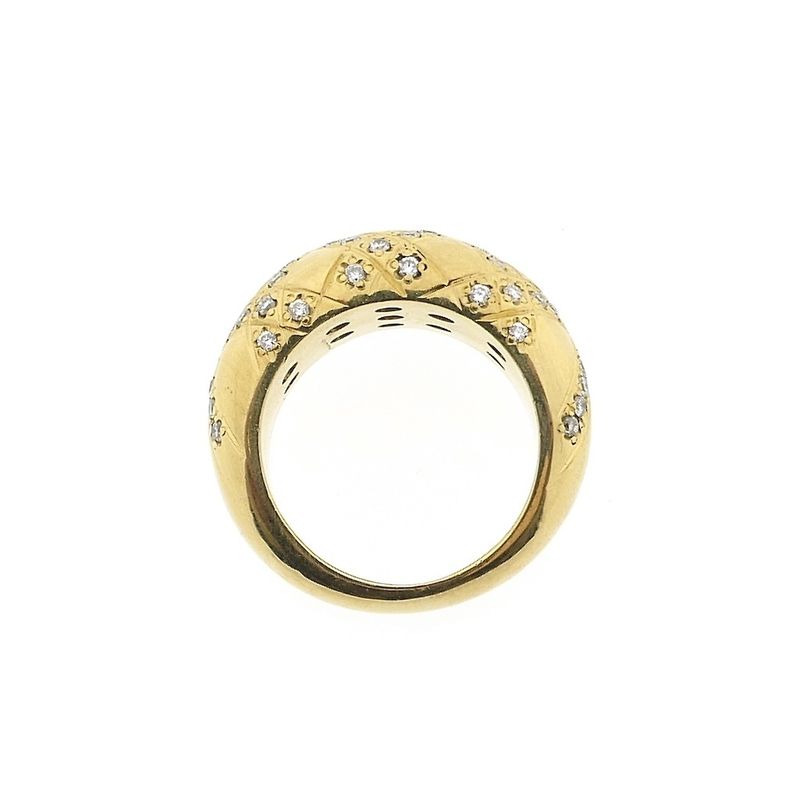 Image 7 of Gold ring with diamonds; 0.60 ct.