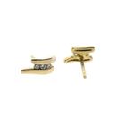 Image 9 of Earrings with Zirconia; 8 Karat