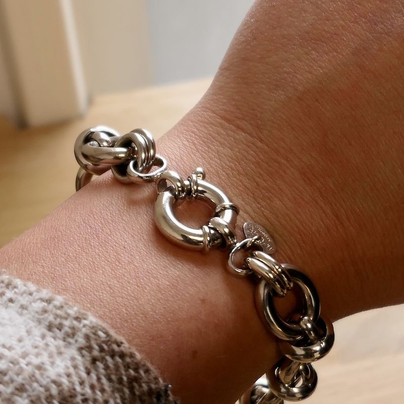 Image 8 of Monzario Silver Fantasy Link Bracelet