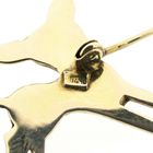 Image 5 of Golden brooch with deer.