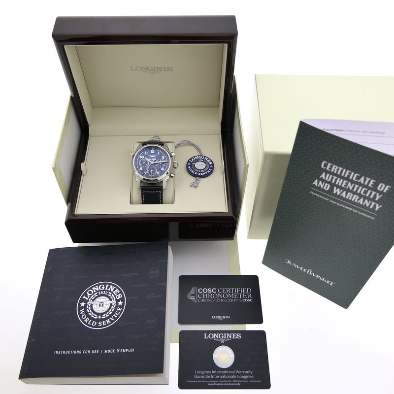 Image 4 of Longines Spirit Chronometer Chronograph L3.820.4; Automatic men's watch