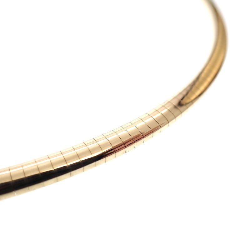Image 3 of Gold Omega necklace; Women | 45 cm