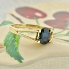 Image 8 of Gold ring with sapphire