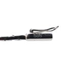 Image 7 of White gold cobra link necklace with fixed pendant | 40 cm