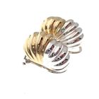 Image 2 of Two-tone gold clip-on earrings