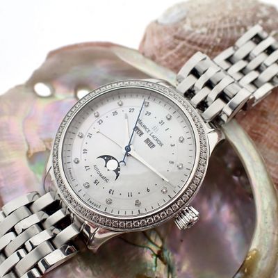 Maurice Lacroix Les Classiques Moonphase; Automatic watch with diamonds Image 1 of Maurice Lacroix Les Classiques Moonphase; Automatic watch with diamonds