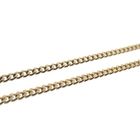 Image 4 of Gold long gourmet link necklace | 71 cm