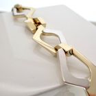 Image 6 of Two-tone gold fantasy link bracelet