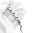 Image 6 of White gold anchor link bracelet