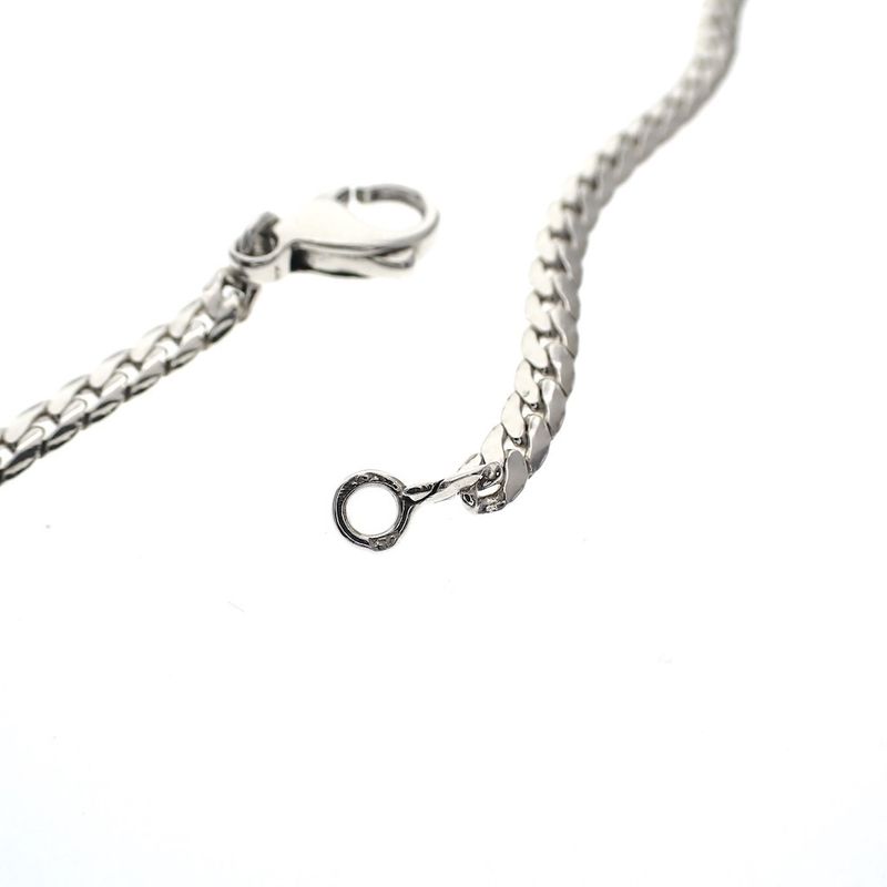 Image 3 of Silver necklace with a fixed pendant; Organic design | Franz Breuning