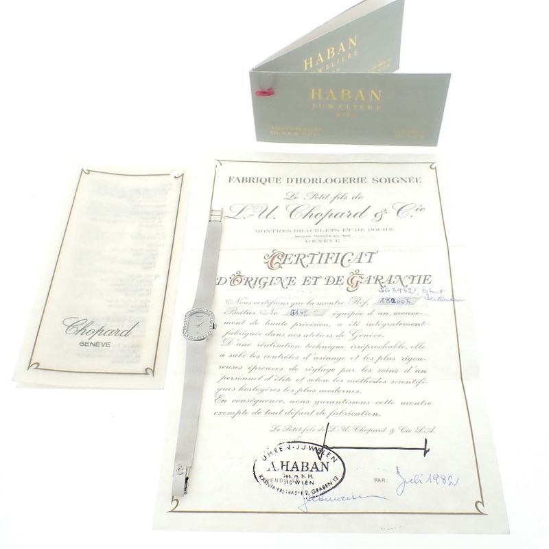 Image 14 of Chopard Cocktail Watch; Vintage 18k women's watch with diamonds