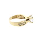 Image 5 of Gold Solitaire Ring with Zirconia