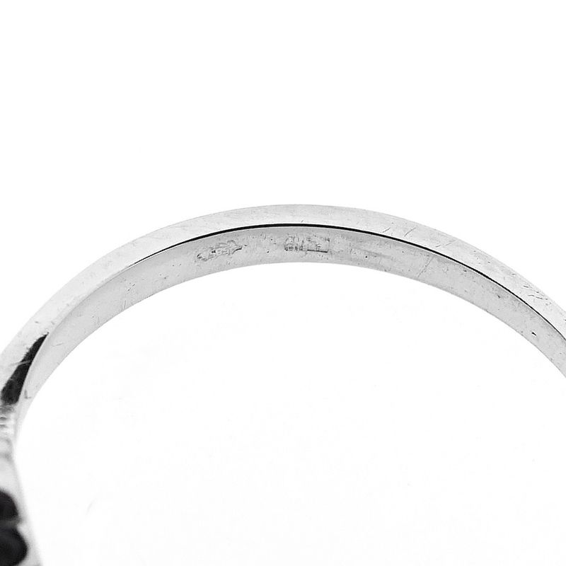 Image 7 of White gold solitaire ring with diamond | 0.05 ct.