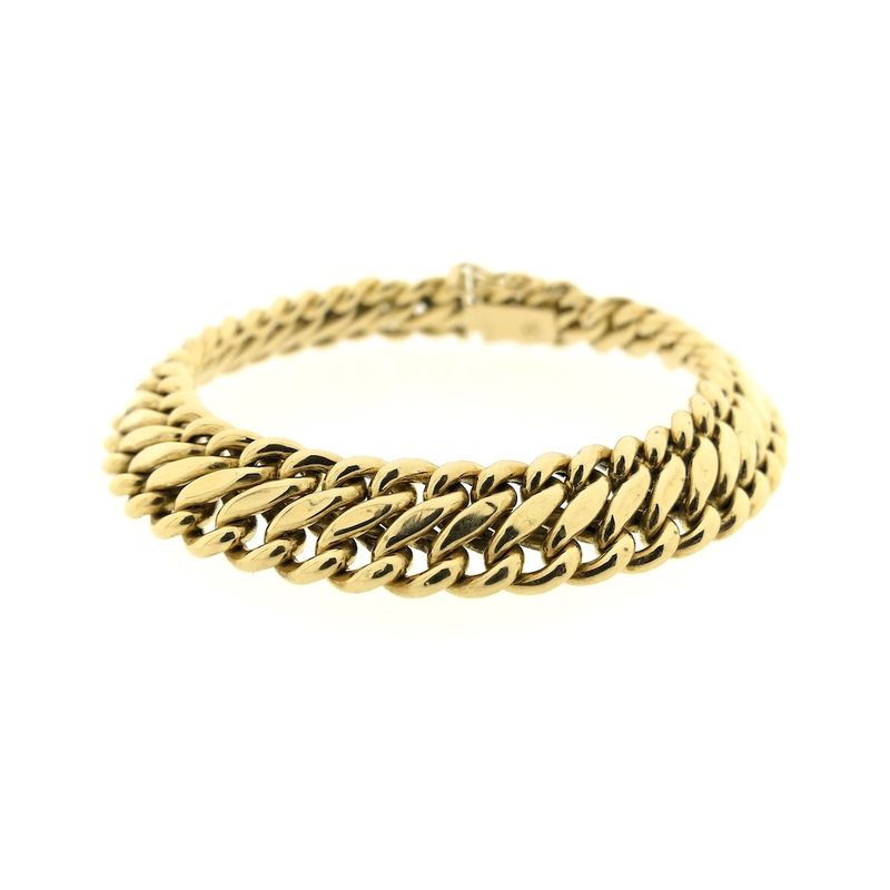 Image 5 of Golden fantasy/gourmet link bracelet | 19 cm