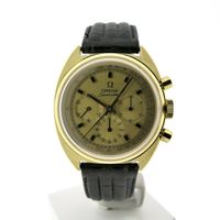 Omega Seamaster 'Chunky C' Chronograph; Vintage 18k men's watch