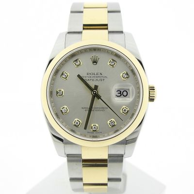 Rolex Datejust 116203; Automatic watch with diamond dial Image 1 of Rolex Datejust 116203; Automatic watch with diamond dial