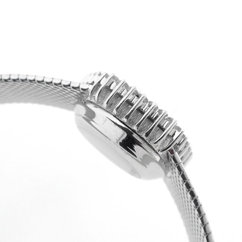 Image 6 of Eterna Matic Swiss; 18k gold women's watch with diamonds