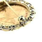 Image 5 of Gold brooch of 10 guilder coin King William III 1875