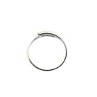 Image 5 of White gold ring with 0.105 ct diamond.