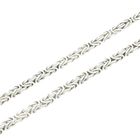 Image 7 of Silver square king chain | 50.5 cm