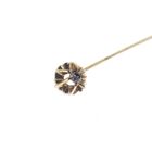 Image 8 of Gold lapel pin, tie pin with diamond | 0.05 ct.