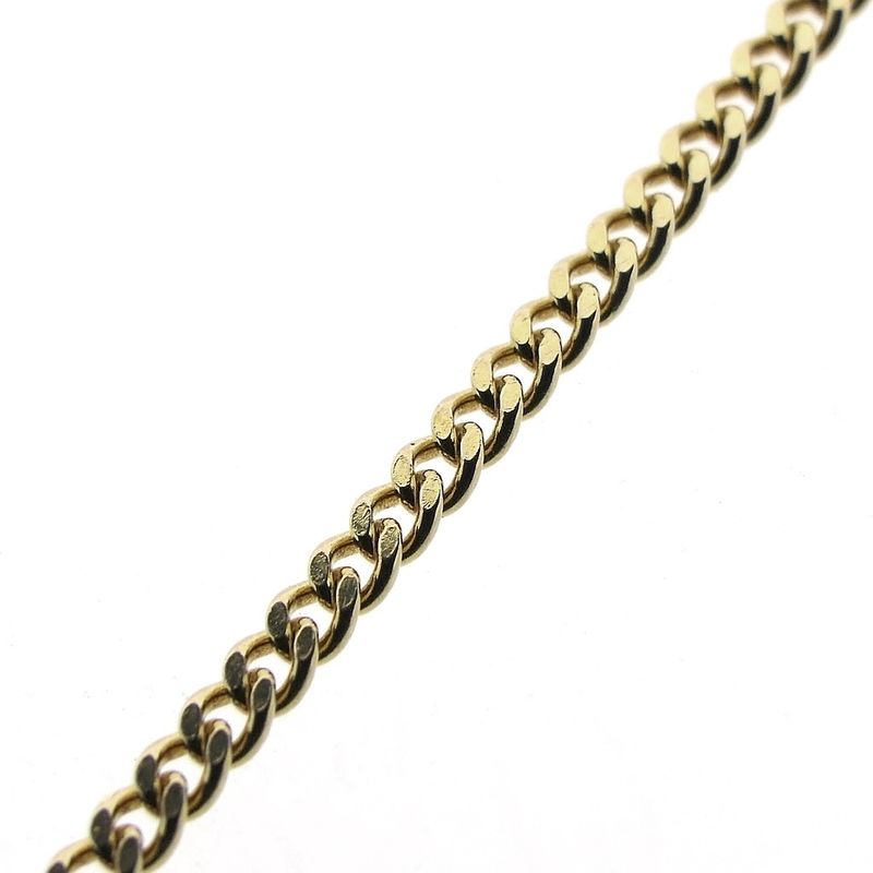 Image 5 of Long gold gourmet link necklace | 61 cm