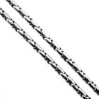 Image 5 of 18K white gold fantasy link chain | 43.5 cm | Chimento