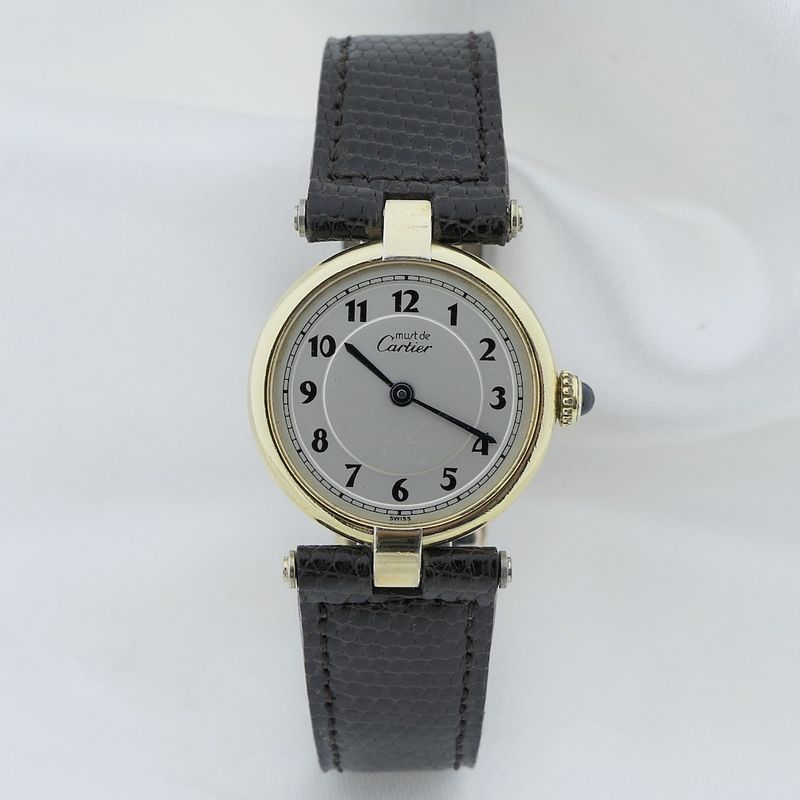 Image 6 of Cartier 'Must de Vendome' Vermeil; Ladies watch