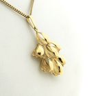 Image 6 of Golden abstract pendant