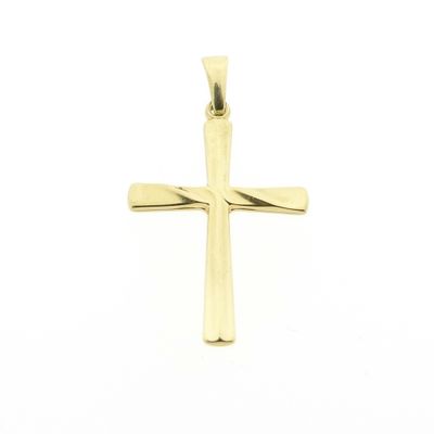 Image 1 of Gold pendant of a cross