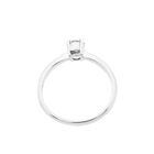 Image 6 of 18-karat white gold solitaire ring with 0.37 ct diamond