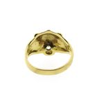 Image 5 of Gold ring of a lion's head with zirconia