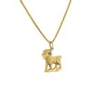 Image 8 of Gold pendant of a ram