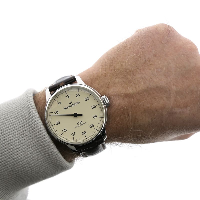 Image 14 of Meistersinger No. 03 Automatik; Automatic men's watch