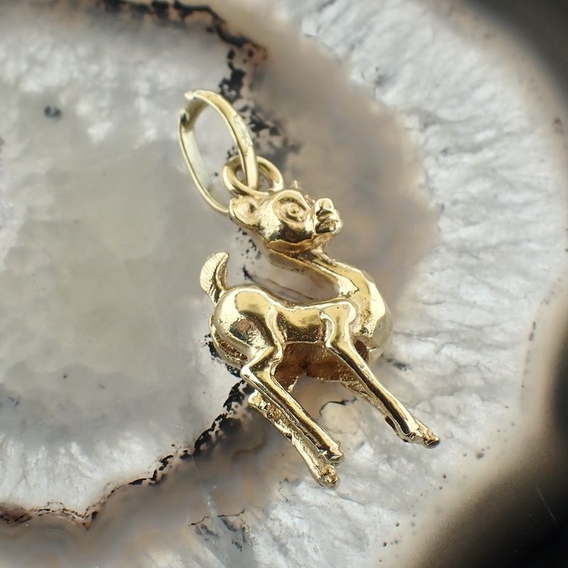 Image 2 of Golden pendant of Bambi