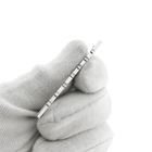 Image 2 of White gold brooch with diamond; 0.18 ct.