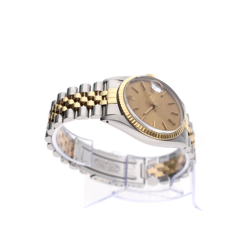 Image 10 of Rolex Datejust 36mm 16013; Automatic Bi-color Watch (Full Set '85)